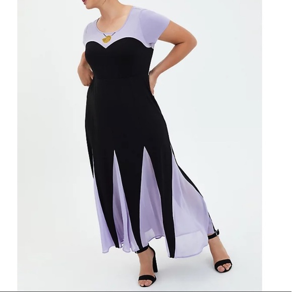TORRID NWT LITTLE MERMAID - URSULA MAXI DRESS - Picture 5 of 6